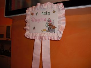 fiocco nascita Brigitta 