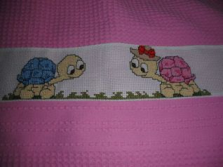 tartarughine azzurra e rosa 