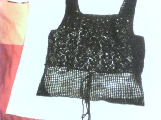 canottiera uncinetto per donna