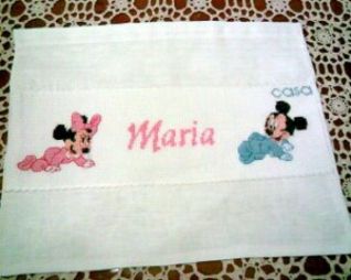 Maria con Topolina e Topolino