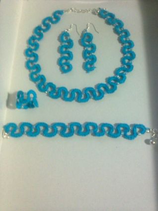 parure azzurra completa