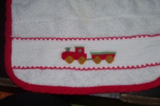 Tovagliolo trenino rosso