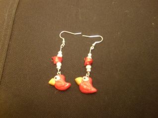 orecchini pappagallo