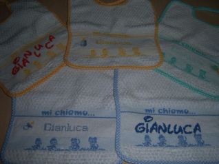 Bavaglini con nome