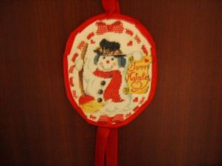 Ricamo benvenuti omino