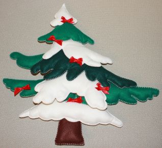 Albero di Natale in pannolenci