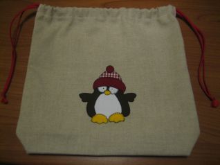 sacchetto con coulisse Natale