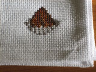 tovaglietta colazione - particolare tovagliolo