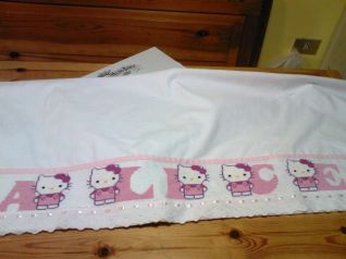 Lenzuolino con Hello Kitty