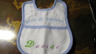 Bavaglini punto croce