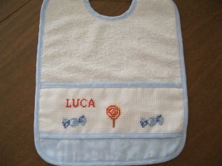 bavaglino caramelle e lecca lecca