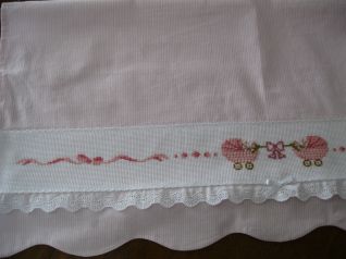 lenzuolino rosa con carrozzine 2