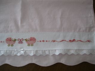 lenzuolino rosa con carrozzine 3