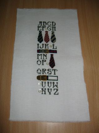 sampler con le cravatte