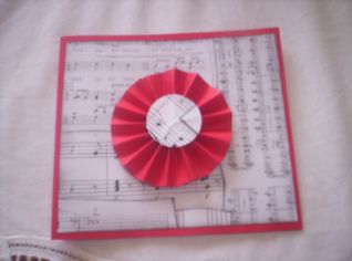 biglietto spartito musicale