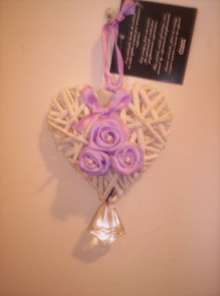 cuore vimini roselline raso