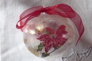 pallina natale vetro