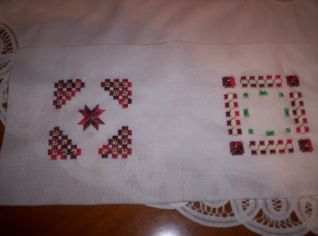 piastrella natalizia per biscornu