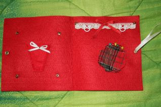 pochette rossa hardanger