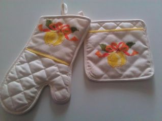 set  guanto preseina limoni