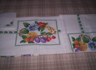 tovaglia frutta quadrati