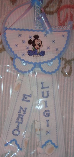 Fiocco nascita carozzina