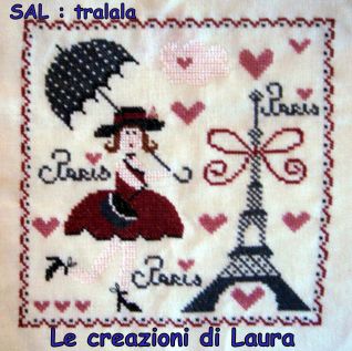 TRALALA SAL ricamo punto croce