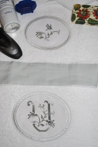 Asciugamani U per mio suocero