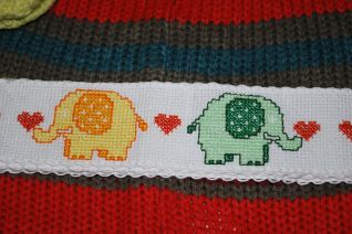 Bavaglione particolare striscia