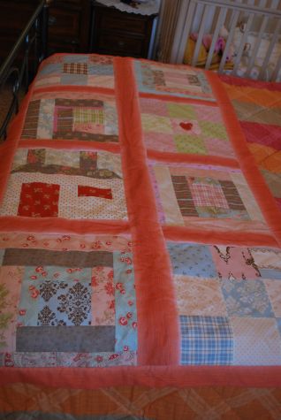 Copertina patcwork lettino