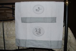 Coppia asciugamani per mio suocero