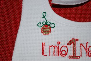 Decorazione natalizia bavaglino