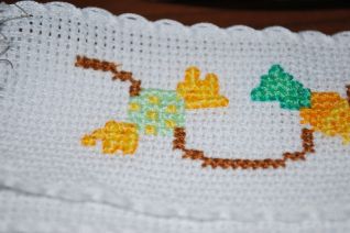 Particolare 2 striscia per bavaglione 