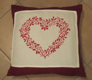 Cuscino cuore Parolin