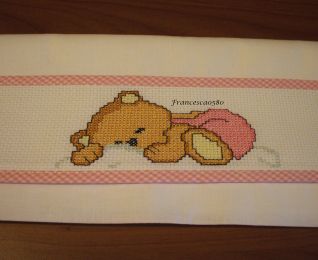 lenzuolino Alessia - particolare orsetta