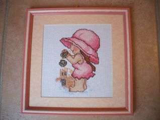 quadretto bambina - estate