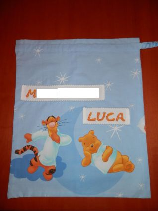 Sacca asilo per Luca