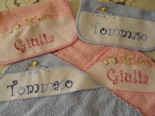 set asilo rosa e azzurro