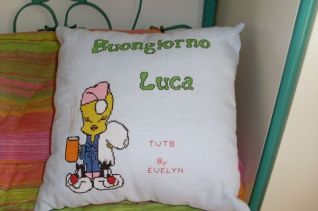 Cuscino Buongiorno Luca