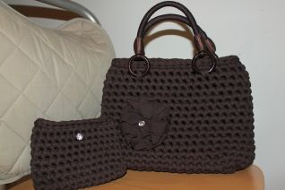 borsa marrone
