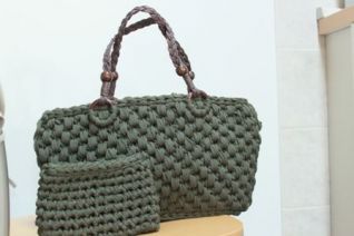 borsa verde mamma