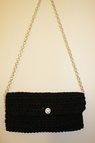 pochette con bottone gioiello