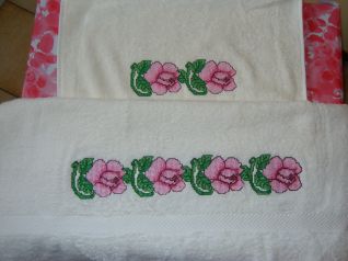 asciugamani rose 2