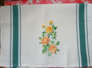 asciugapiatti rose gialle