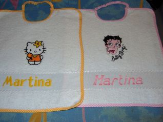 bavaglia neonato martina