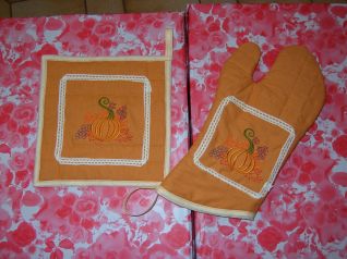 guanto + presina zucche