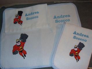 set asilo 3 pezzi