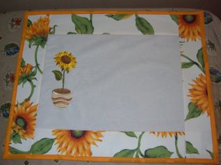 tovaglietta girasoli