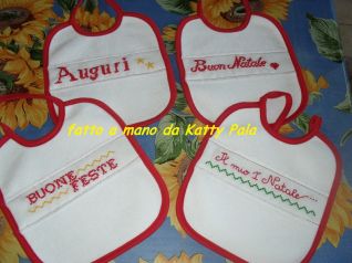 bavaglini il mio primo natale auguri buone feste