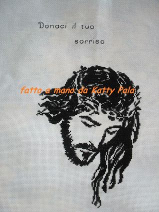 volto di cristo mono colore